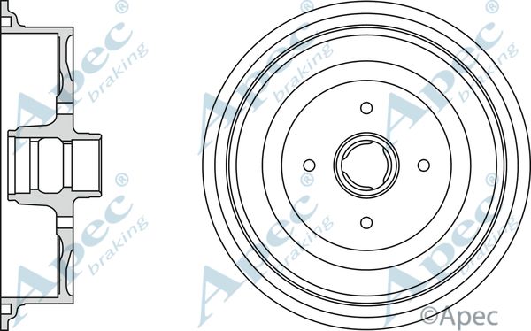 APEC BRAKING Тормозной барабан DRM9512